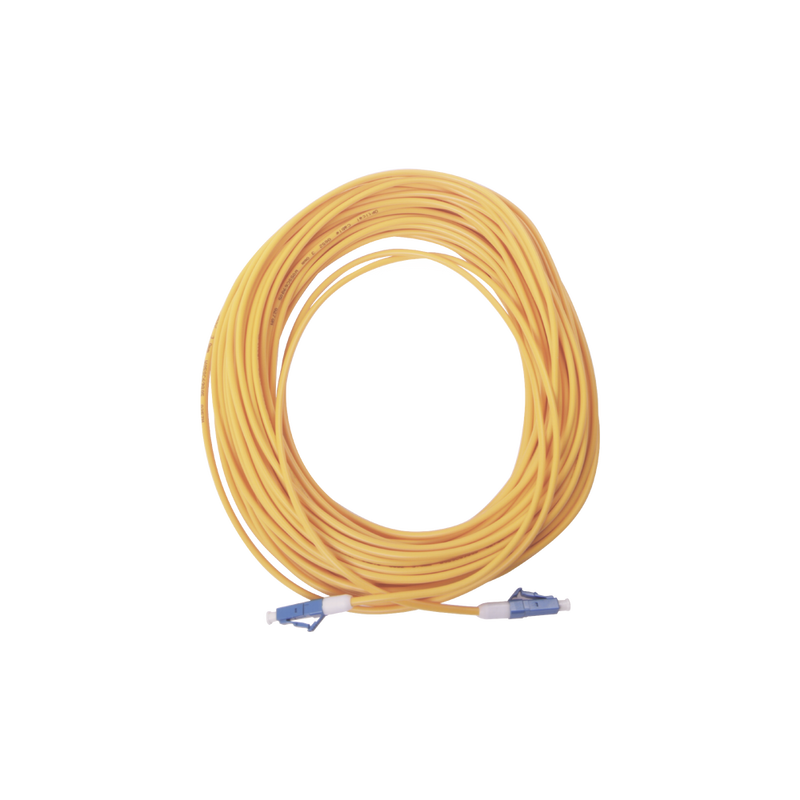 Simplex Fiber Optic Jumper, Singlemode, With Connectors LC/UPC-LC/UPC, 20 meters (65 ft)