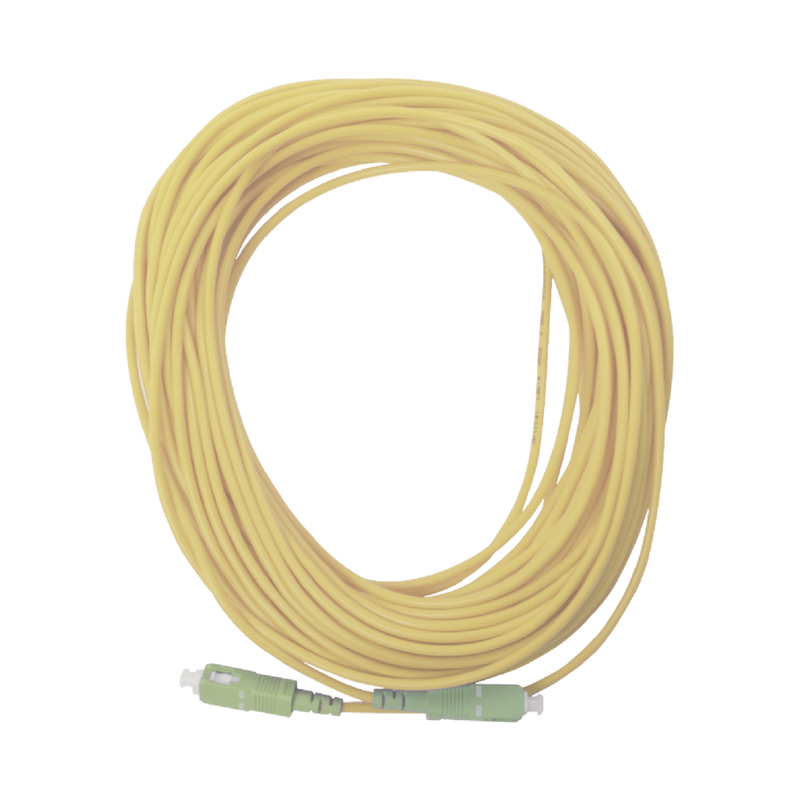 Simplex Fiber Optic Jumper, Singlemode, with SC/APC-SC/APC connectors, 20 meters (65.6 ft)