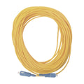 Jumper de fibra óptica simplex, monomodo, con conectores SC/UPC-SC/UPC, 20 metros (65 pies)