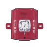 Red Two Wire Outdoor Horn Strobe Wall Mount