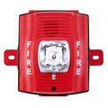 Red 2-wire Outdoor Horn Strobe with Selectable Strobe Settings
