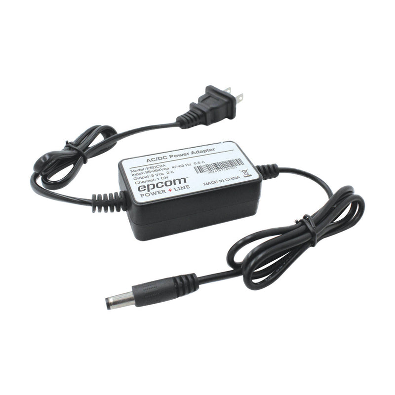 Adapter Power Supply 5 Vdc Regulated @ 2A; UL; Input voltage 100-240 VAC / With Terminal Extensions