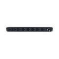 PDU for Distribution of Energy Basic with 8 Outlets NEMA 5-15R Rear and 2 Plugs 5-15R Front, 1 Rack Unit
