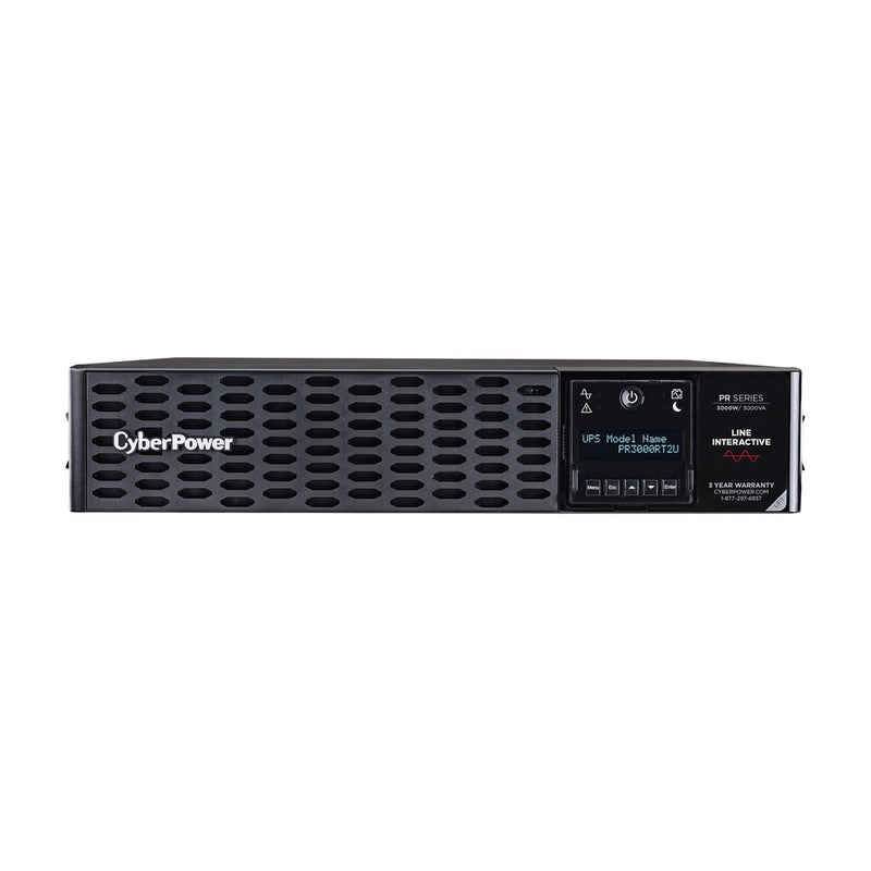 1500VA/1500W UPS With AVR (Voltage Regulation) / LCD Screen / Pure Sinewave / Rack-Tower / 8 Outlets