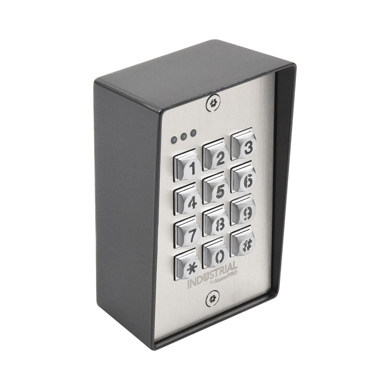 Keypad Outdoor/Indoor Vandal proof, 3 Relays, Wiegand Output, 1200 Users