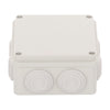 Plastic Enclosure (3.93 x 3.93 x 2.12 In) with 6 Rubber Sealing