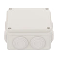 Plastic Enclosure (3.93 x 3.93 x 2.12 In) with 6 Rubber Sealing