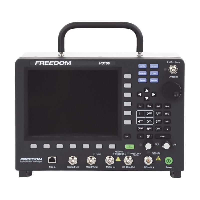 Premium Ultra-Portable Choice Communications System Analyzer, 250 kHz to 1 GHz. (Includes License NXDN, DMR and Remote)
