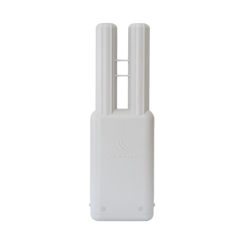 (OmniTIK 5 PoE) 5GHz 802.11 a / n Omnidirectional Access Point, Integrated 7.5 dBi Antennas, Includes 5 Fast Ethernet Ports, 4 Ports with PoE Output