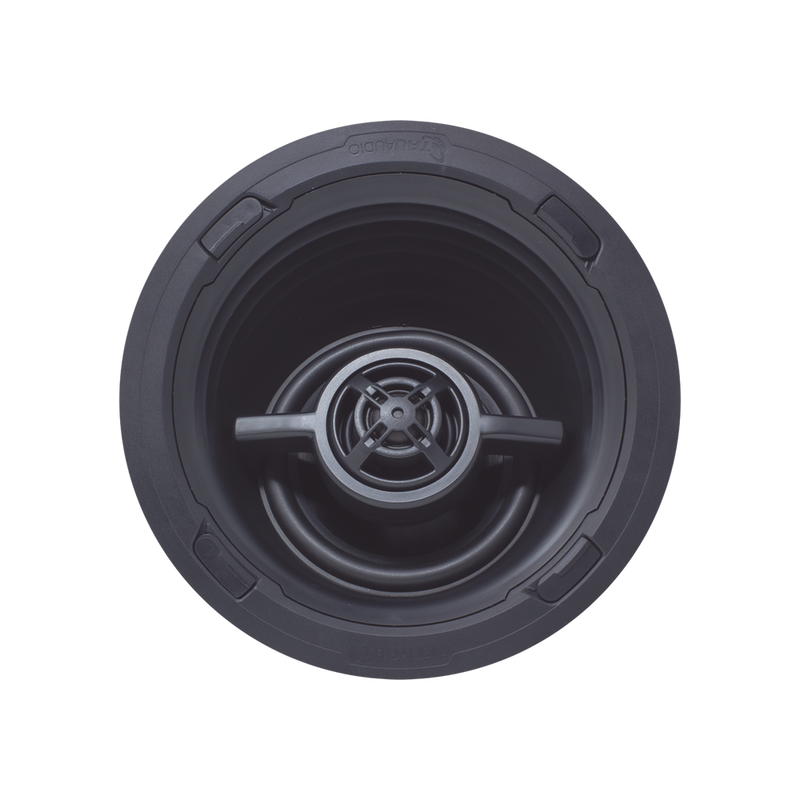 Revolve Series ™ 3-way in-ceiling angled home theater, 7 'Polypropylene woofer, 3' polypropylene swivel midrange, 1 'silk-dome tweeter, 150 watts, 8Ω