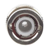 BNC Male Connector for Crimp on LMR-195, RG-58/U, RG-142/U Cables, Nickel/ Gold/ Delrin.