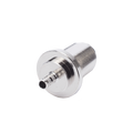 N Female Connector, Front Mount in 2D Flat with O-ring