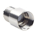 Straight UHF Female Connector (SO-239) to Clamp RG-8/U, 9913, LMR-400 Cables, Nickel/ Silver/ PTFE.