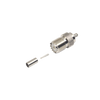 UHF Female Connector (SO-239) for Crimp on RG-58/U, RG-142/U Cables, Nickel/ Silver/ Delrin.