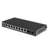 10-Port High-Performance Cloud Managed PoE Router, 1.5 Gbps Throughput, Multi-WAN, Intelligent Load Balancing, High-Performance VPN Ideal for Office Networks