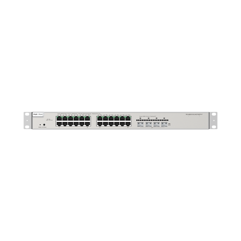 24-Port Gigabit Layer 3 Non-PoE Switch With 4 SFP+ Uplinks, The Enterprise-Class Quality Ensures High Performance and Delivers Exceptional Network Efficiency and Reliability, Advanced Security Policies Ensure Robust Protection For Your Network