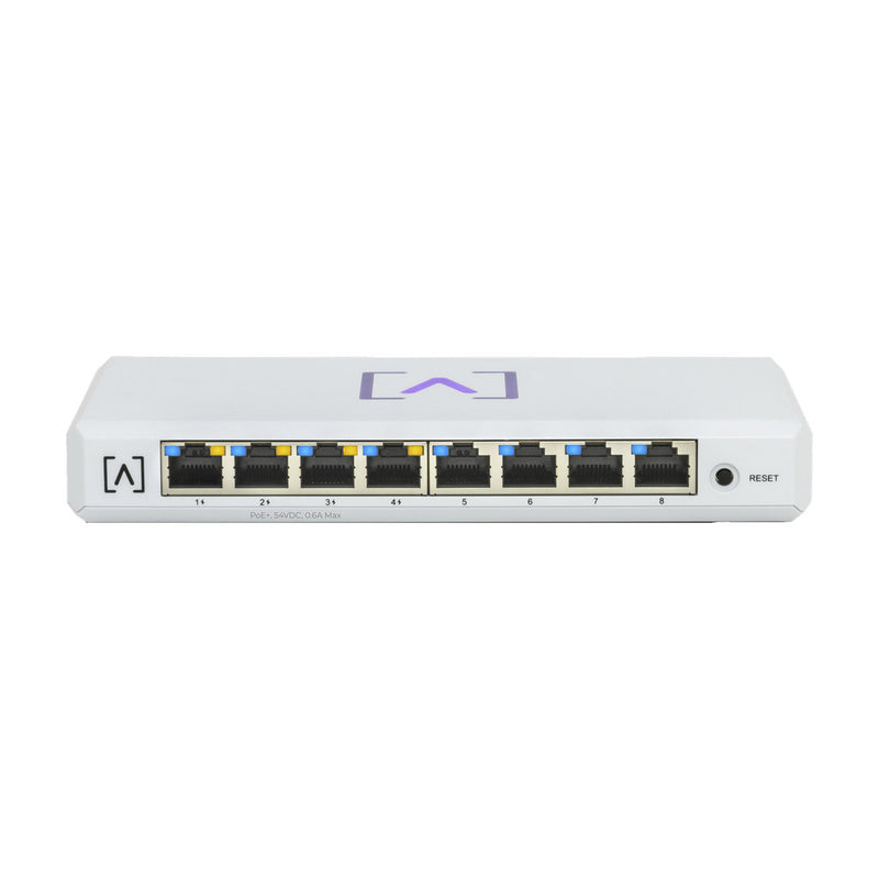 Managed Gigabit PoE+ Switch / 8 ports 10/100/1000 Mbps / 4 PoE+ Ports / Up to 60W / Alta Labs Cloud.