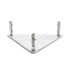 1/4" Base Plate for STZ30G Tower Section, Hot-dip Galvanized