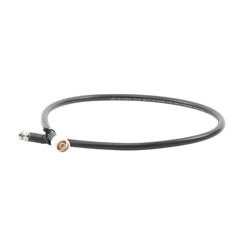 85 cm LMR-240 cable with BNC male to N male connectors.