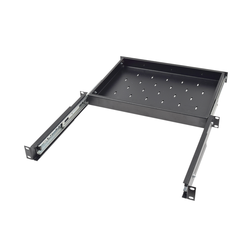1U Sliding Shelf for 19" Rack, 12" Depth