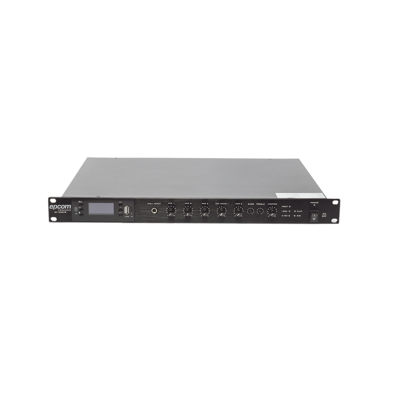Mixer Amplifier | 120W RMS | For 100V and Low Impedance Audio Systems | MP3 | FM Tuner | Bluetooth