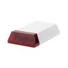 Wireless battery-powered siren kit with 2-year battery life and universal transmitter