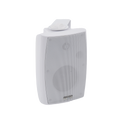4'+1.5' Two Way Wall Mounted Speaker | 2.5W-20W | For 70/100V and 8ohm Audio Systems | ABS Body | Metal Grille and Bracket | White Color