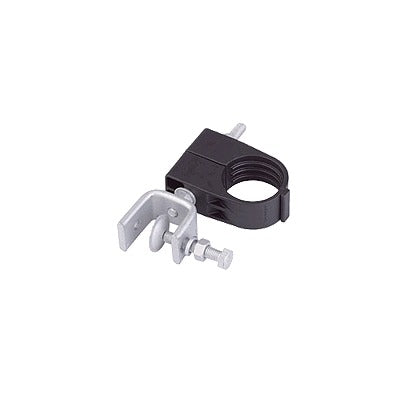 Single Hanger Kit for 1/2 in Coaxial Cable, Single Stack; includes Hardware and Angle Adapter