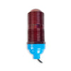 Red Beacon in Polycarbonate Finish Replacement Dome with Metallic Base