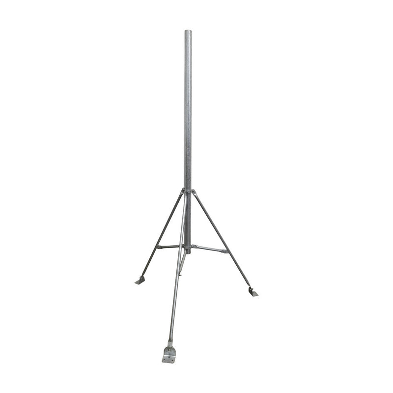 Mast 2' x 10' with Tripod for Installation, Hot-dip Galvanized