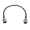 11.81 in Jumper Manufactured with RG-58U-SYS Cable, "N Male" Connectors