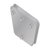 Equalizing Plates with Screws and Spacers, for 3 Guyed. Hot-dip Galvanized (7.87 x 7.87 x 11.81 in)