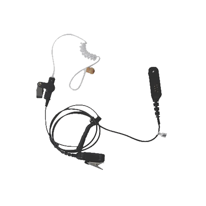 Lapel Microphone with Discreet Earphone for MOTOROLA Radios HT-750 / 1250 / 1550 / PRO-5150 / 5550 / 7150/ 9150/ MTX850LS / PTX700