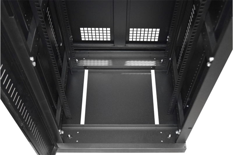19" 37U Professional Cabinet for Networks with Standard Rack, Reinforced Glass door