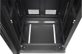 19-Inch 45U Professional Network Cabinet with Standard Rack and Glass Door (23.62 in Width x 23.62 in Depth). Shipped fully assembled.