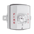 White Outdoor Strobe With Selectable Strobe Settings