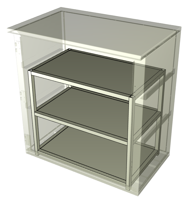 Reinforced Metal Cage for Heavy Equipment. Compatible with SYG180V2 Enclosure
