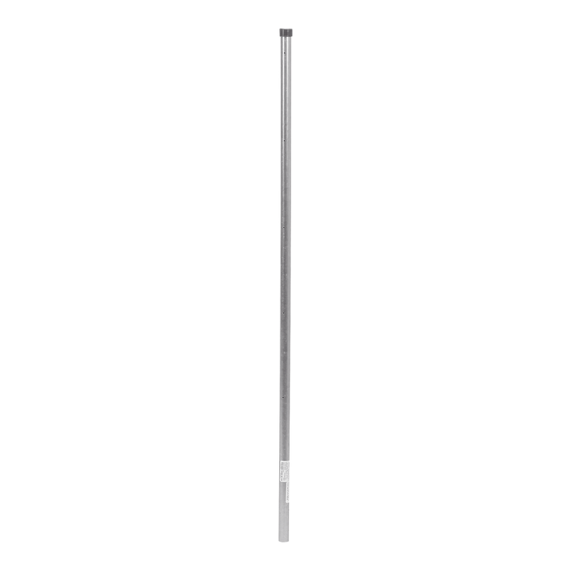 1.2 m Corner Post for Electrified Fence, Galvanized Tube Gauge 18 of 1" Diameter. Ideal for 5 Insulators (Not Included)