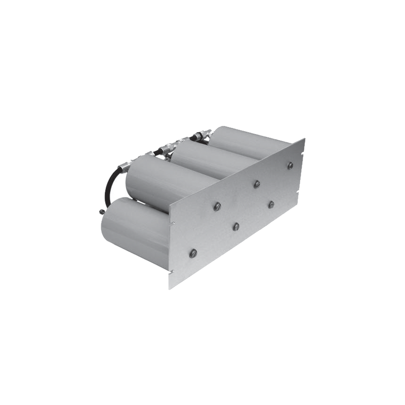 UHF Band-Pass / Band-Reject Duplexer, 400-512 MHz, 6 Cavities (4'Dia.) 3 MHz, 250 Watt, N Females.