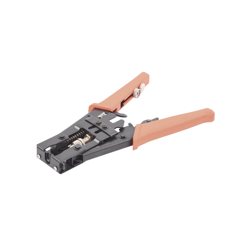 Pliers for Weatherproof Compression Type Connectors as F or BNC to Install on RG-59(4C), RG-6(5C), RG58(3C) or RG-11 cables.