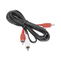 RCA Cable Male to Male 2 m Length, for Audio and Video Applications Optimized for HD