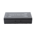 (POE 600 METERS) Transmitter for TT-8001R PoE Extender / 1 Port for video reception and power supply (PoE) / IDEAL FOR DOMES AND IP CAMERAS / Cascading Connection / Supports 60 W PTZ's / Supports IEEE802.3af/at