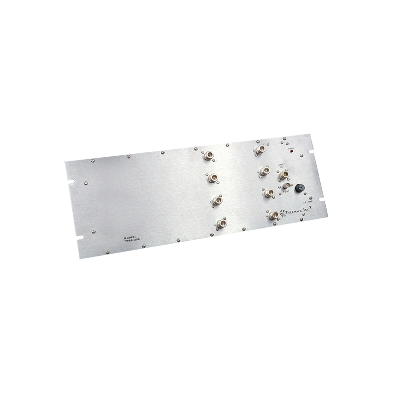 UHF Multicoupler for 400-512 MHz, 8 Ports, 40 MHz B/W, 0-18 dB Gain, N-Type Female connectors.