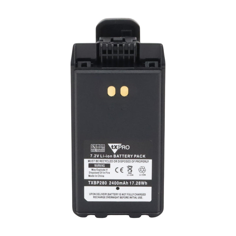 7.2 Vdc at 2400 mAh Li-Ion Battery for Portable Radios IC-F1100 / 2100D