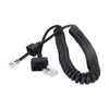 Kenwood mobile radio microphone cable RJ-45 6 pin connector.
