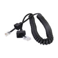 Kenwood mobile radio microphone cable RJ-45 6 pin connector.