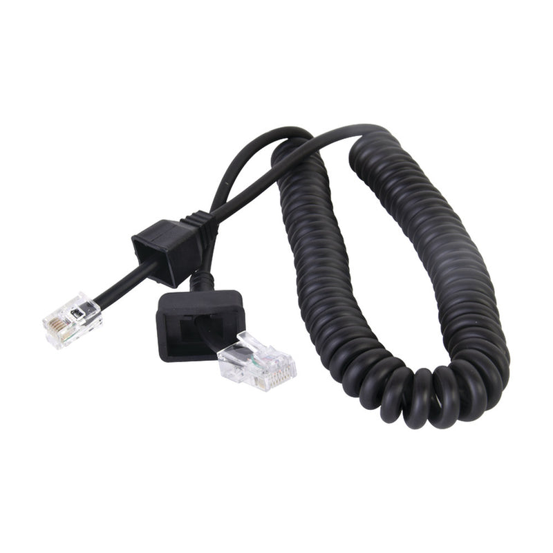 Kenwood mobile radio microphone cable RJ-45 6 pin connector.