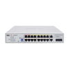 Cloud Easy Smart 250m PoE Switch, 16 X 10/100Mbps RJ45 PoE Ports, 2*1000Mbps Combo SFP, Port 1-4: 802.3af/at/bt, Port5-16: 802.3af/at, Total PoE Power Budget Is 250W, Support Wi-Tek Cloud Management, Mobile APP Remote Maintenance
