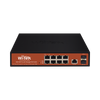 8 GE + 2 SFP Ports 24/48V Mixed L2 Managed PoE Switch, 2 SFP Slots, 150W power budget