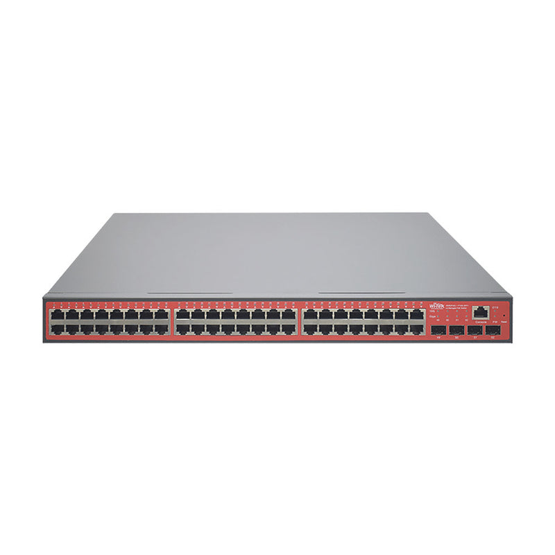 48-Port Layer 2+ Managed Gigabit PoE Switch with 4x10G SFP+ Uplink Slots, 565W Power Budget, Static Routing, and Advanced Management & Security Features